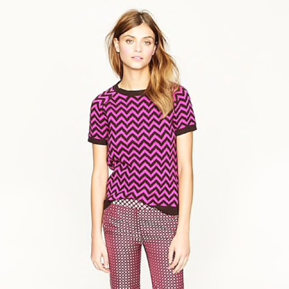 J. Crew Short Sleeve Merino Sweater